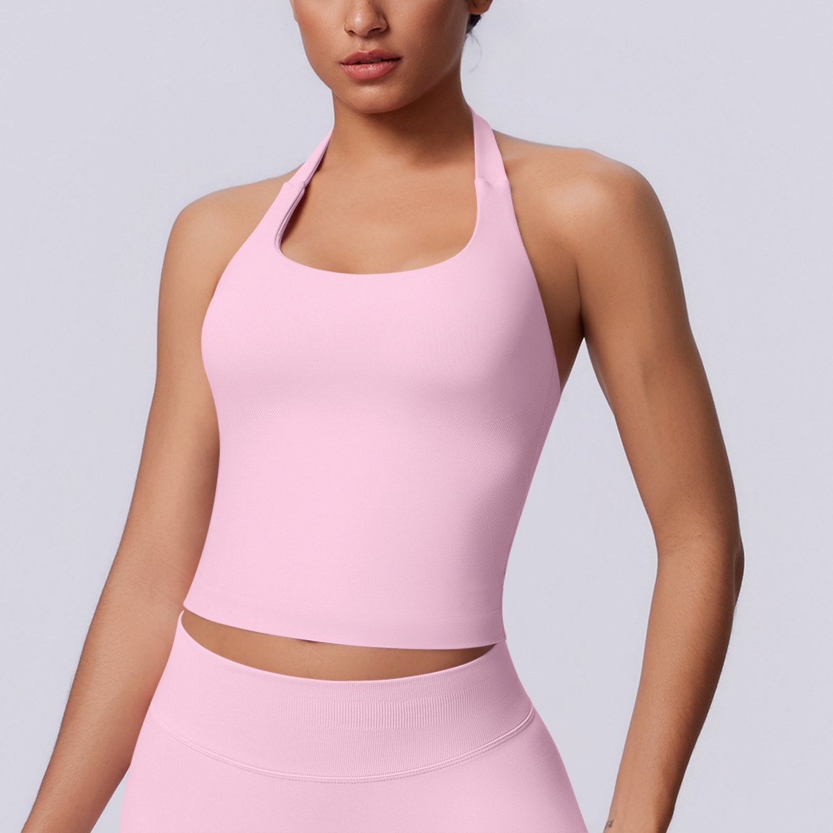 Yoga Tank Top (Seamless) yoga and activewear product, front view