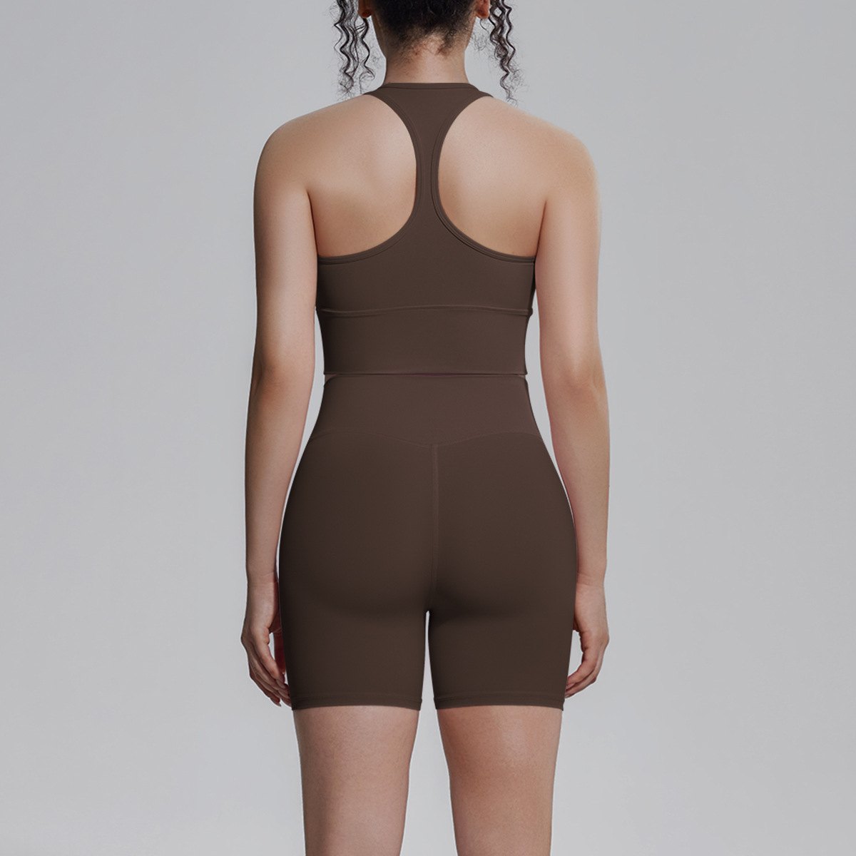 7152Tank top+7143Shorts set back view