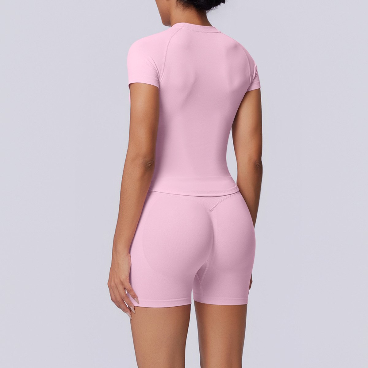 6705T-shirt+6688Shorts set back view