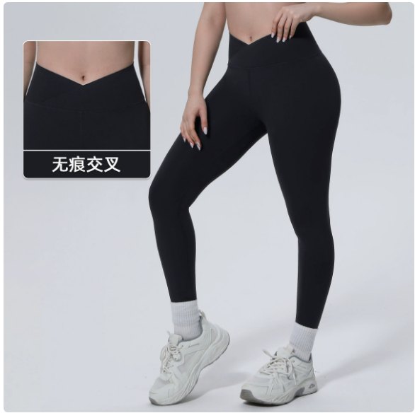 Crossed Waistleggings (Regular) yoga and activewear product, front view