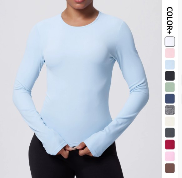 Yoga Long-Sleeve Top (Regular) yoga and activewear product, front view