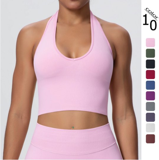 Yoga Tank Top (Seamless) yoga and activewear product, front view