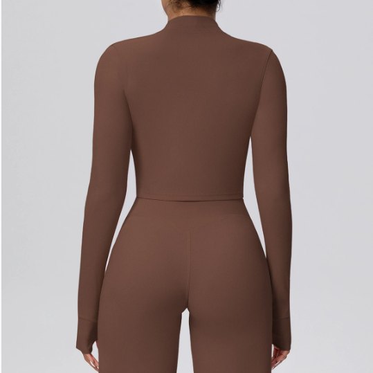 7128Crop Hoodies back view