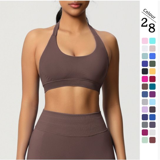 Sports Bra (Seamless) yoga and activewear product, front view