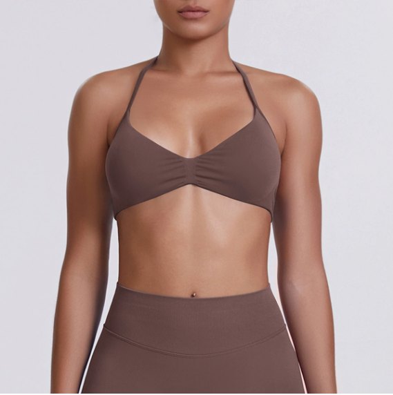 Sports Bra (Seamless) yoga and activewear product, front view