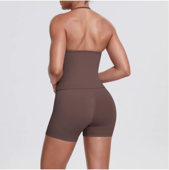 6700Tank top+6688Shorts set back view