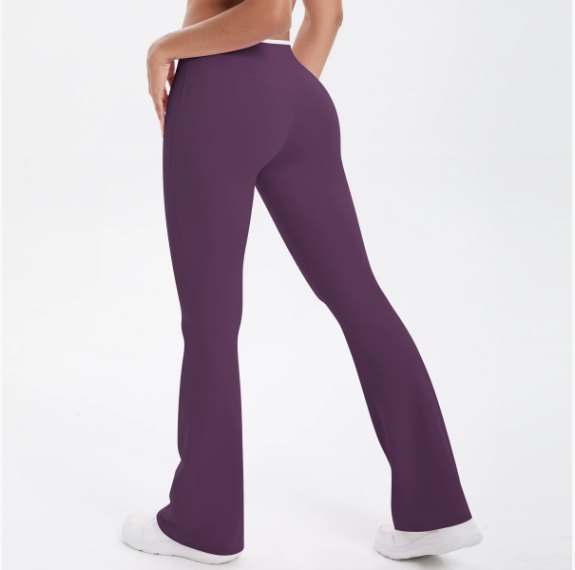 7116Wide-leg pants back view