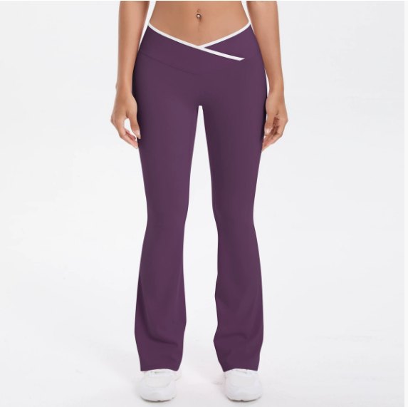 Wide-Leg Yoga Pants (Regular) yoga and activewear product, front view