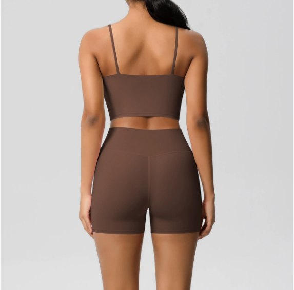 7121Tank top+7101Shorts set back view