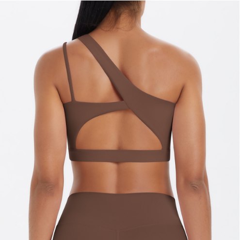 7114Single shoulder Bra back view