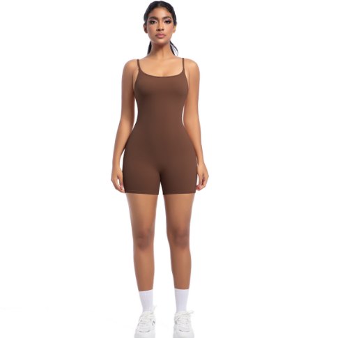 Yoga Shorts Bodysuit (Regular) yoga and activewear product, front view