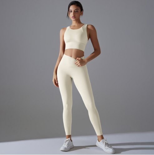 Tank Top & Antibacterial Yoga Leggings (Regular) yoga and activewear product, front view