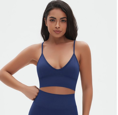 Sports Bra (Seamless) yoga and activewear product, front view