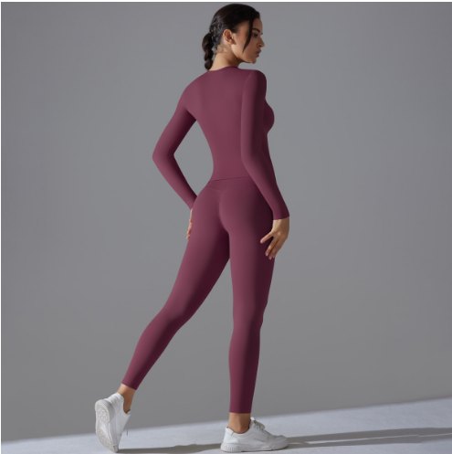 6662Long Sleeves+6618leggings back view