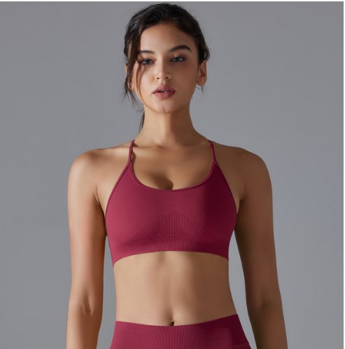 Sports Bra (Seamless) yoga and activewear product, front view