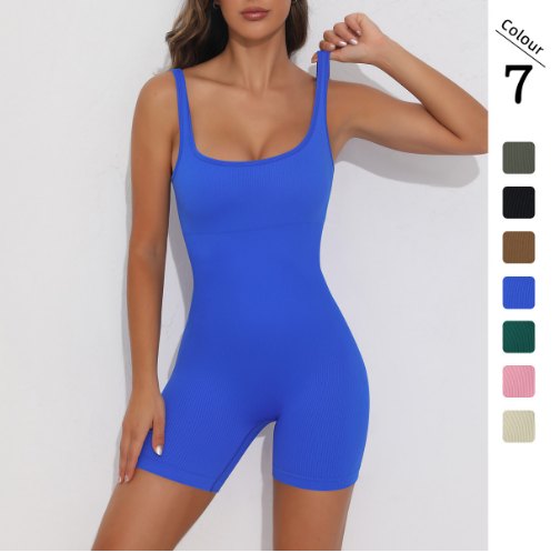 Crop Bodysuit (Seamless) yoga and activewear product, front view