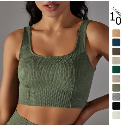 Yoga Tank Top (Seamless) yoga and activewear product, front view