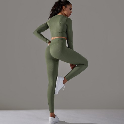 6621Long Sleeves+leggings set back view