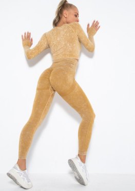 6500Long Sleevesleggings set back view