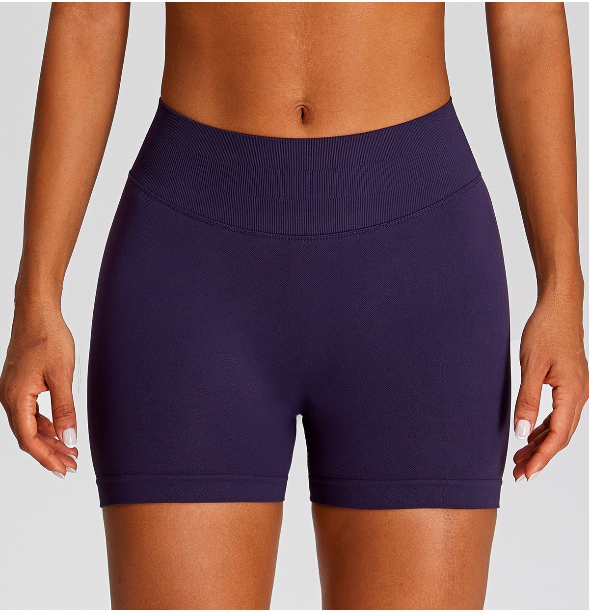 Yoga Shorts (Seamless) yoga and activewear product, front view