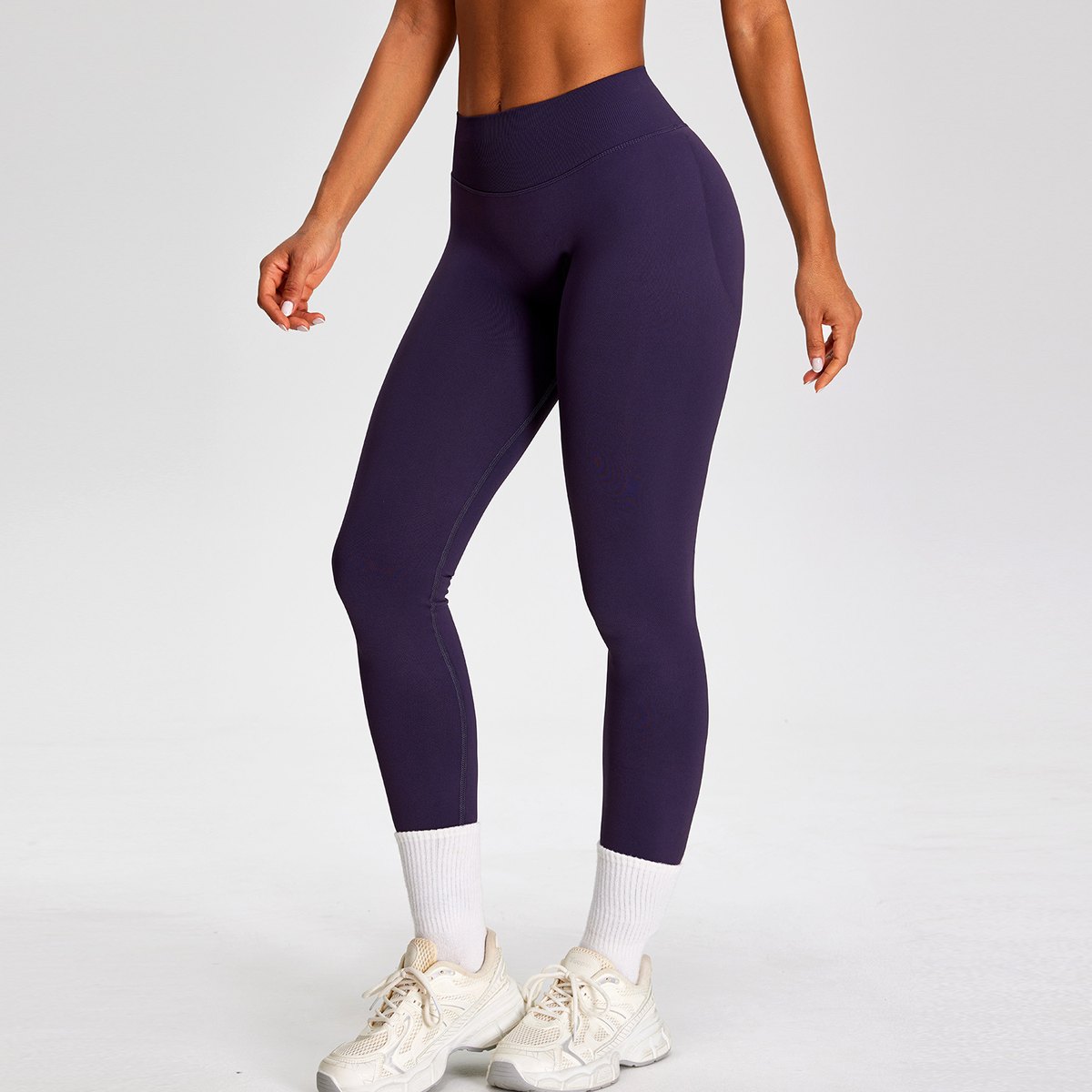 Yoga Leggings (Seamless) yoga and activewear product, front view