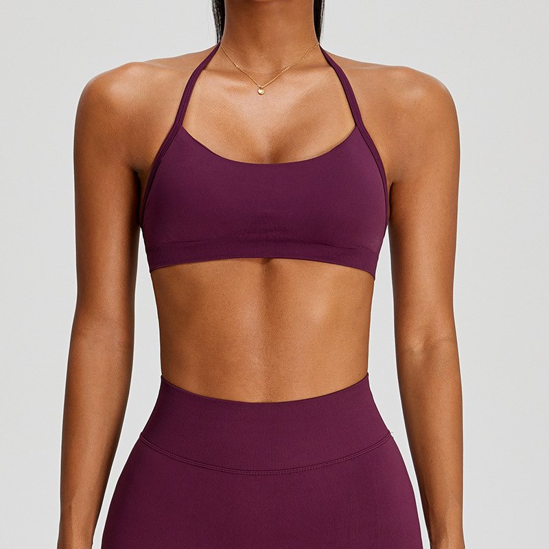 Sports Bra (Seamless) yoga and activewear product, front view