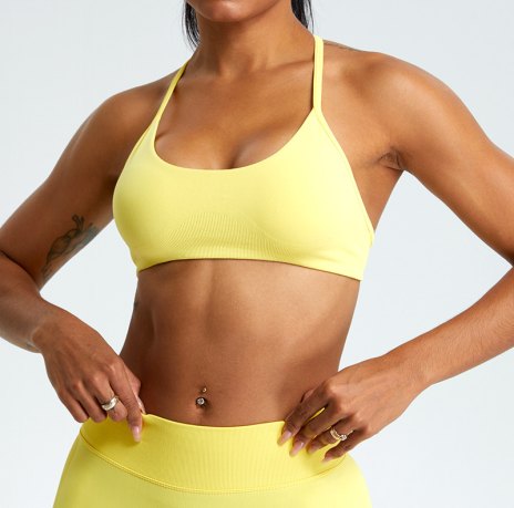 Sports Bra (Seamless) yoga and activewear product, front view