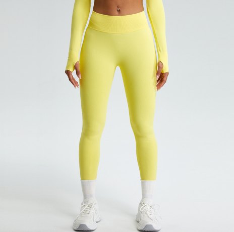 Yoga Leggings (Seamless) yoga and activewear product, front view