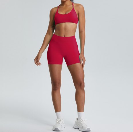 Sports Bra (Seamless) yoga and activewear product, front view