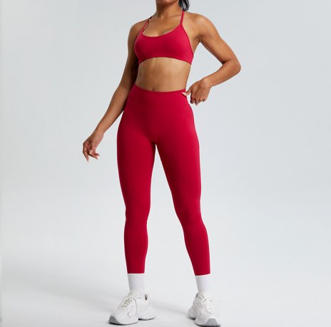 Sports Bra (Seamless) yoga and activewear product, front view