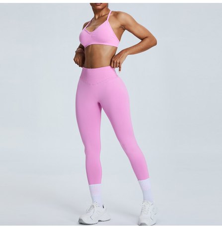 Y Matching Set (Seamless) yoga and activewear product, front view