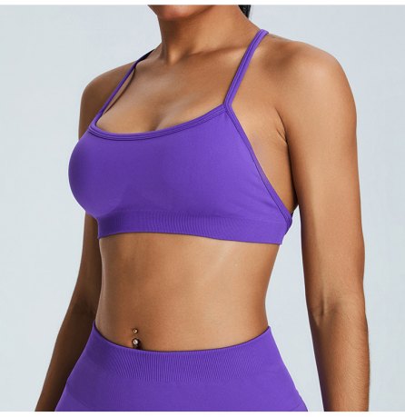 Sports Bra (Seamless) yoga and activewear product, front view