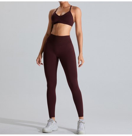 Y Matching Set (Seamless) yoga and activewear product, front view