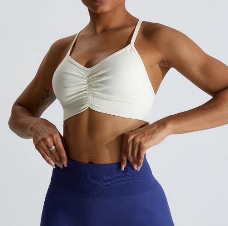 Sports Bra (Seamless) yoga and activewear product, front view
