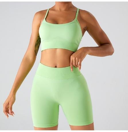Yoga Shorts (Seamless) yoga and activewear product, front view