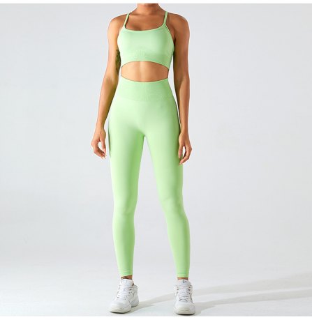 Y Matching Set (Seamless) yoga and activewear product, front view