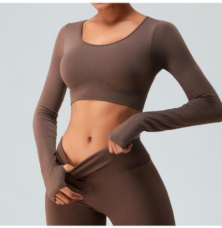 Yoga Top (Seamless) yoga and activewear product, front view