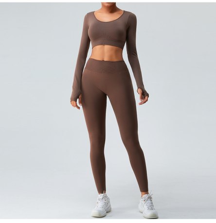 Y Matching Set (Seamless) yoga and activewear product, front view