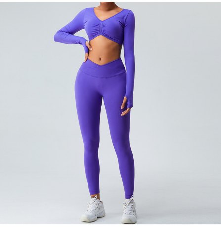 Y (Seamless) yoga and activewear product, front view
