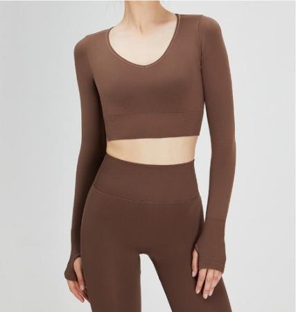 Activewear Matching Set (Seamless) yoga and activewear product, front view