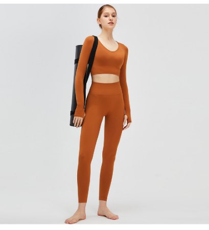 Matching Set (Seamless) yoga and activewear product, front view