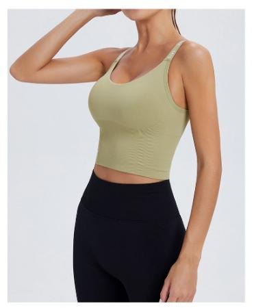 Sports Bra (Seamless) yoga and activewear product, front view
