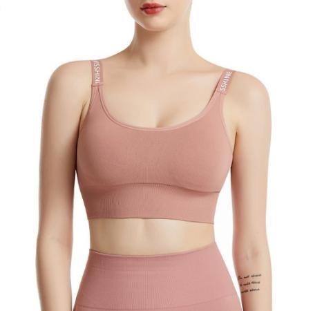 Sports Bra (Seamless) yoga and activewear product, front view