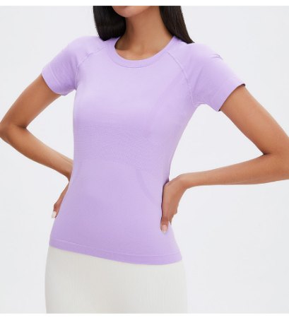 Y (Seamless) yoga and activewear product, front view