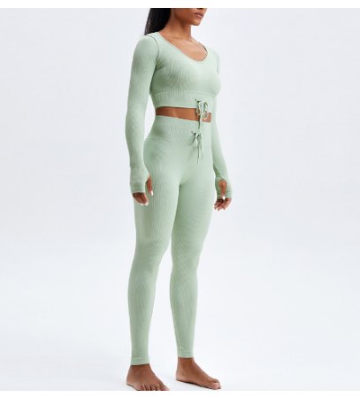 Activewear Matching Set (Seamless) yoga and activewear product, front view