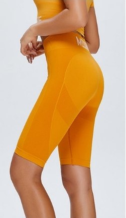 Yoga Shorts (Seamless) yoga and activewear product, front view