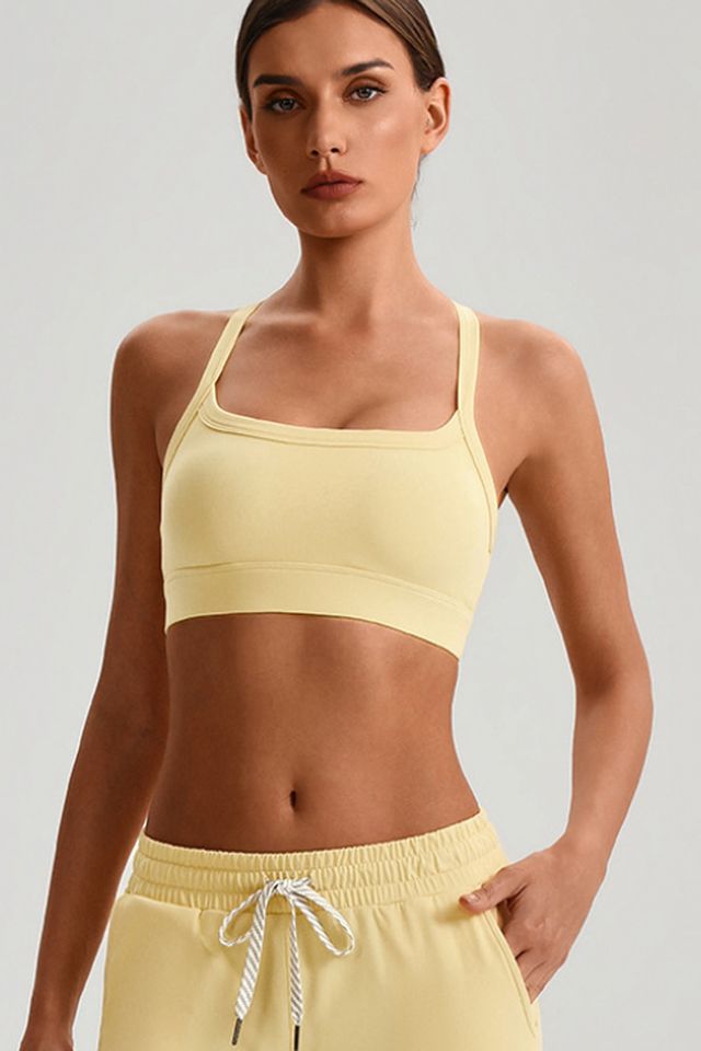 MC2006 Two-Piece Set style sample in Brushed 220 gsm nylon-spandex knit, shown on model