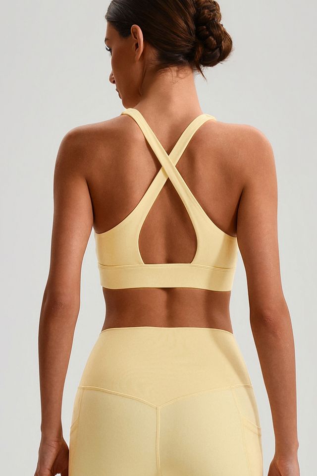 MC2016 Two-Piece Set style sample in Brushed 220 gsm nylon-spandex knit, shown on model